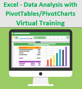 xcel Data Analysis PivotTables-Charts Virtual training image