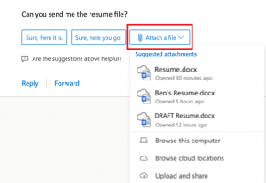 Outlook AI Reply Attach File