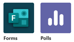 FormsPolls in Teams icons