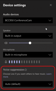 Teams-NoiseSuppression